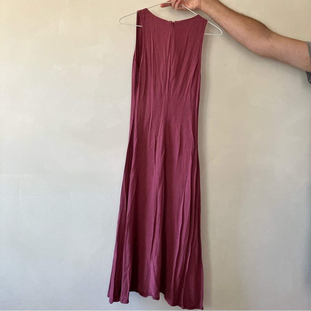 Aritzia Wilfred | Cataphore Mauve Crepe Tank Dress